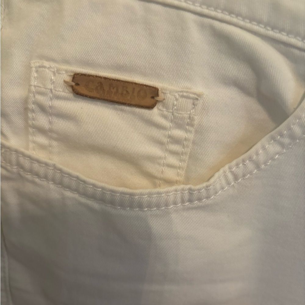 Cambio Norah Short White Ankle Jeans for Women - Picture 4 of 8